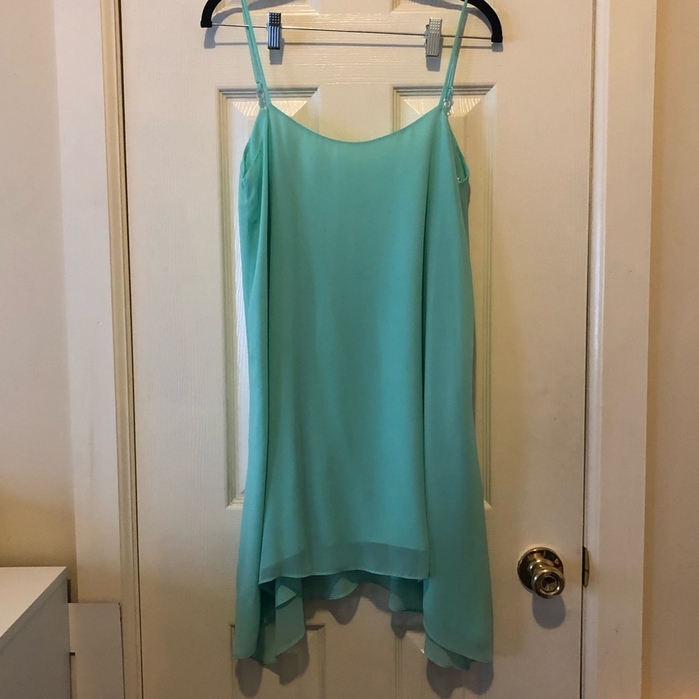 BCBGeneration - Mint Green Low-back Shift Dress